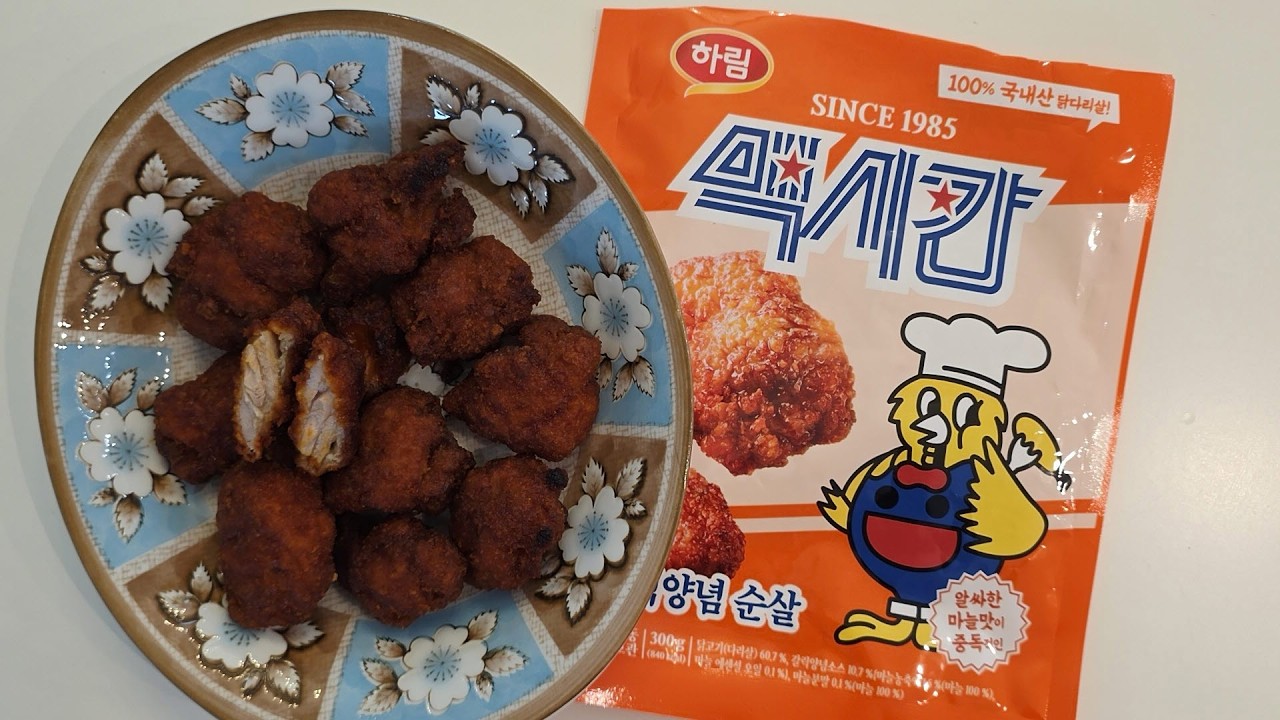 하림 맥시칸 갈릭양념 순살치킨(Harim Maxican Garlic Seasoned Porridge Chicken Korean chicken)