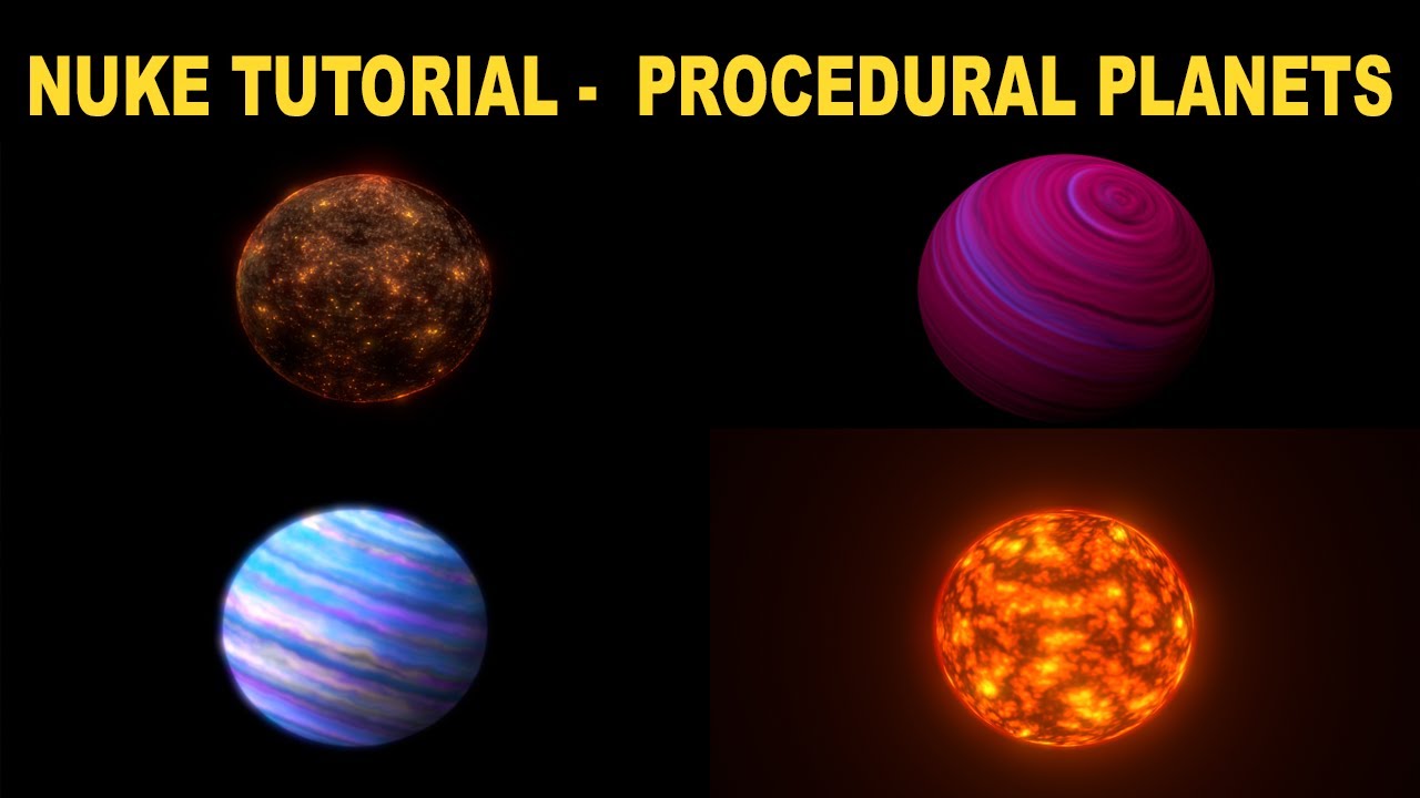 Nuke Tutorial - Procedural Space Planets