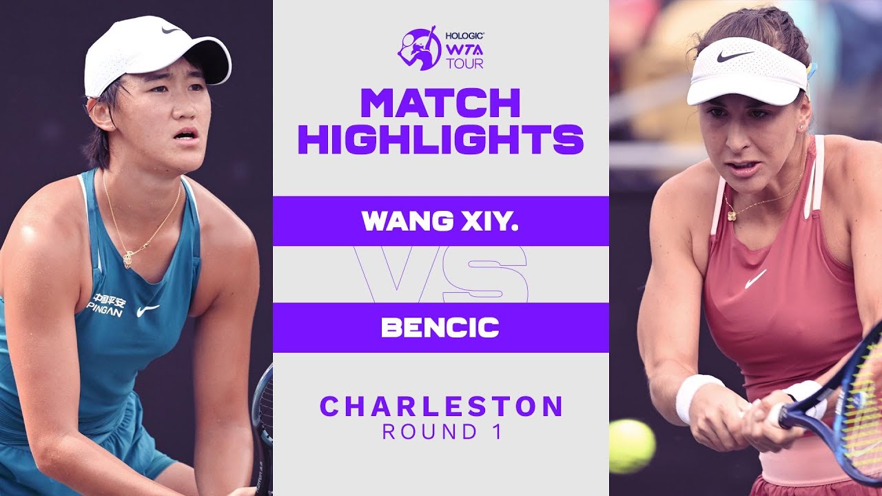 Xiyu Wang vs. Belinda Bencic | 2022 Charleston Round 1 | WTA Match Highlights