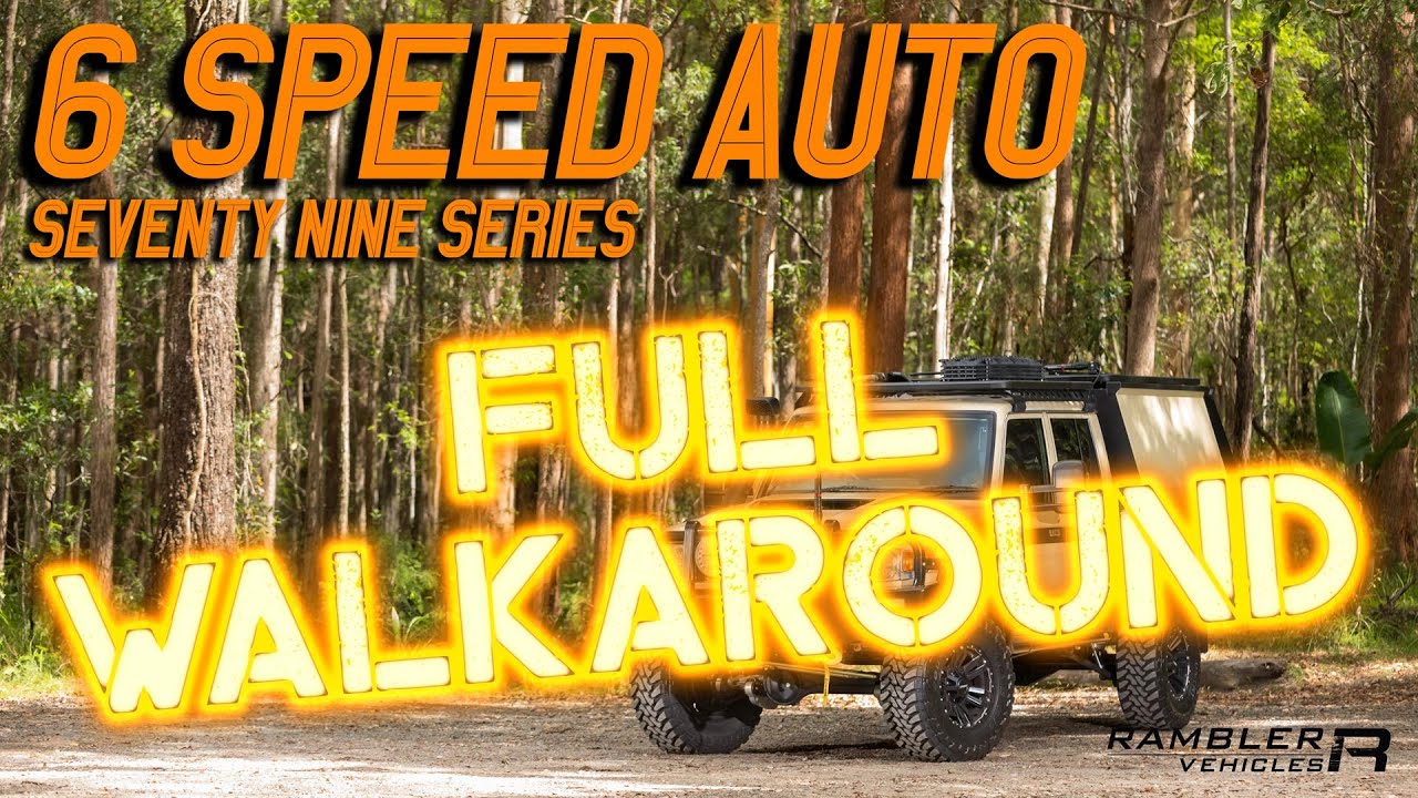 RAMBLER VEHICLES- Walk Around - Sandy Taupe Auto Toyota Landcruiser 79 Series