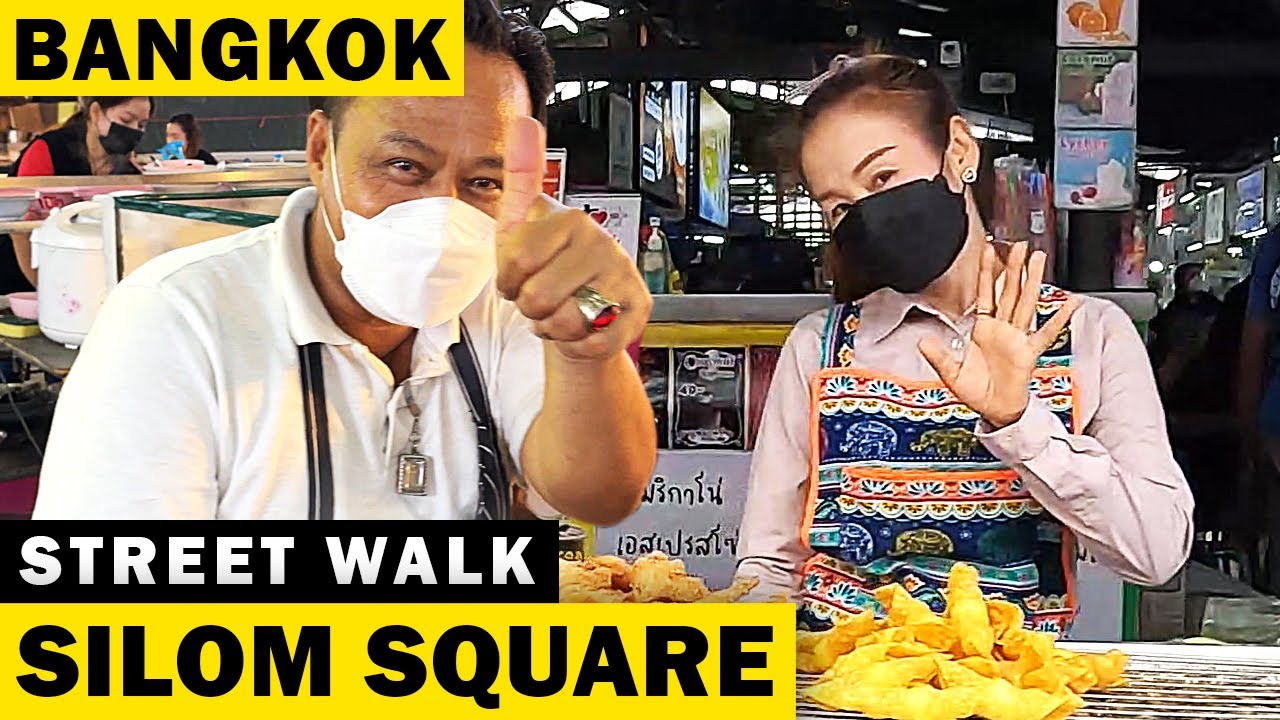 Silom Square Market - Bangkok's hidden street food haven [ 4K ]