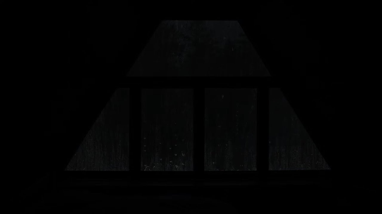 💦No Ads🌧️Thunder storm w/ Rain Sounds Covers the Narrow Room Ambience 💧
