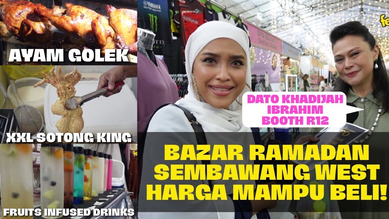 BAZAR RAMADAN ADMIRALTY (ENDED) XXL SOTONG KING, NASI AMBENG, SUSHI BAKES, AYAM GOLEK | FEASTZA O