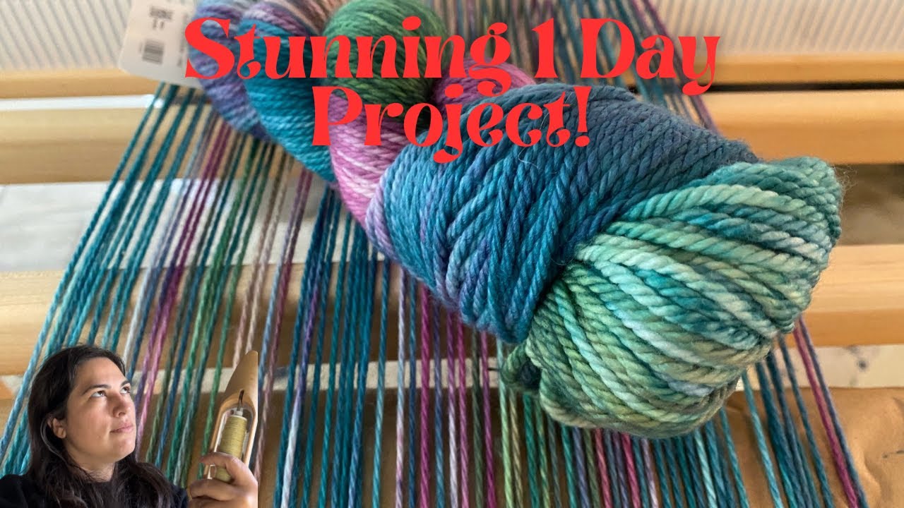 Easiest 1 day weaving project 🤯