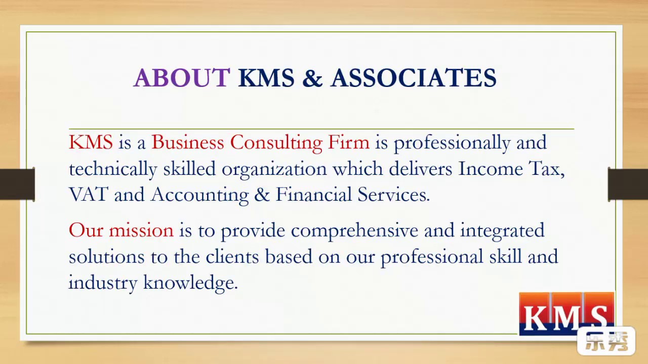 KMS & Associates Management Consulting Firm