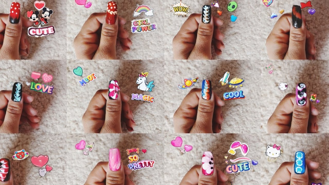 Top 12 Cute Nail Art Designs 💅 | Easy & Trendy Nail Ideas