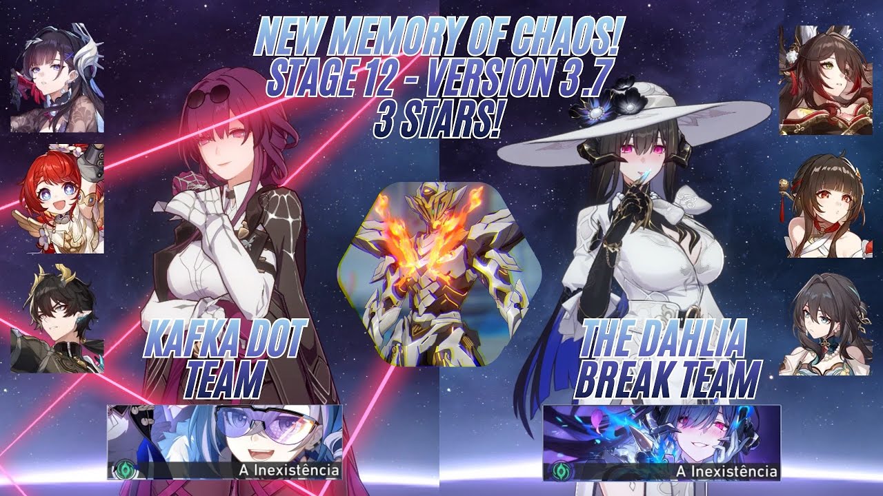 NEW MOC! - V.3.7 - STAGE 12 - KAFKA DOT AND THE DAHLIA TEAM - 3 STARS! - HONKAI STAR RAIL!