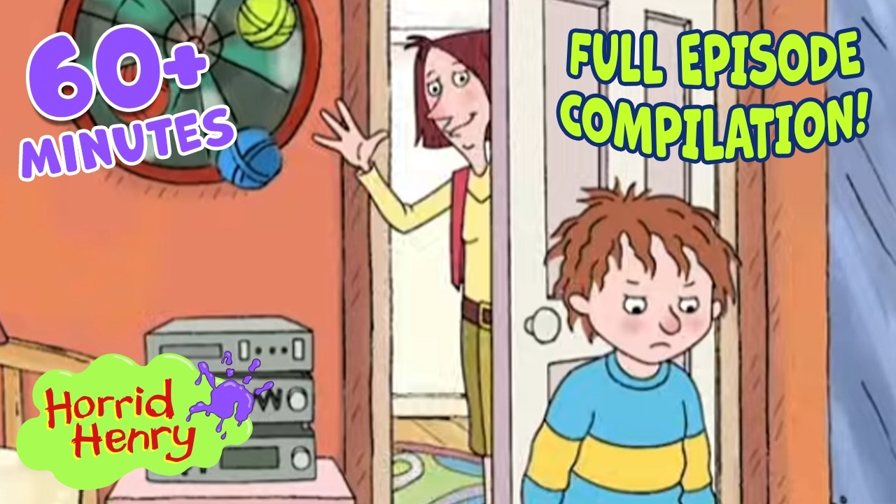 Henry Is Invited To Moody Margaret's Sleepover! | Season 3 Clip Compilation | Horrid Henry | 1+ HOUR