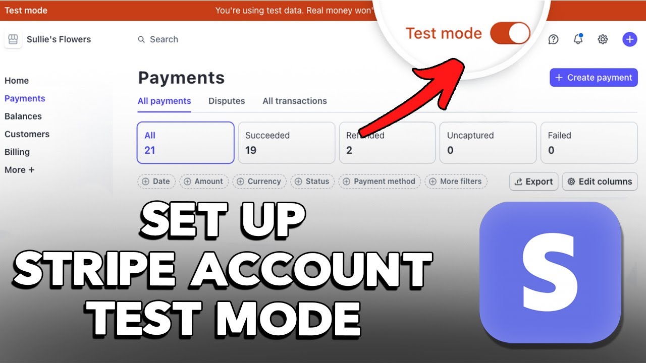How to Set up Stripe Account Test Mode