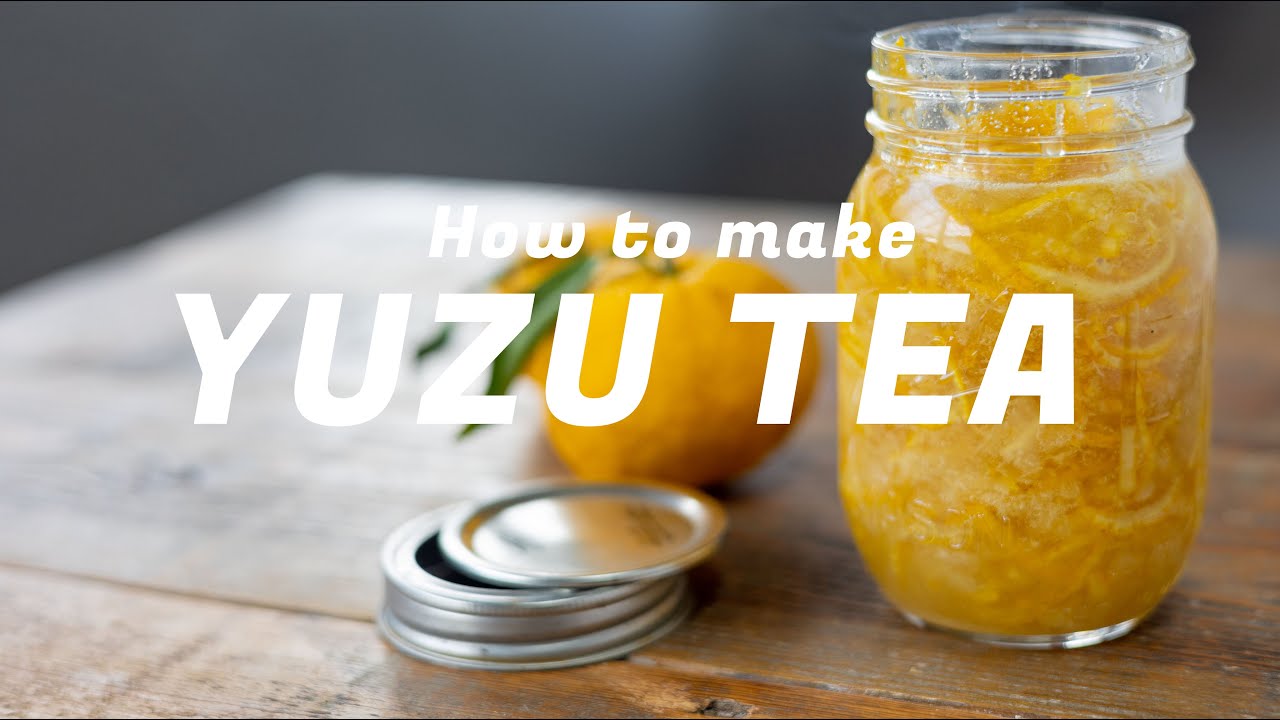 【3 ingredients!】How to make Yuzu tea★【Japanese food cooking】
