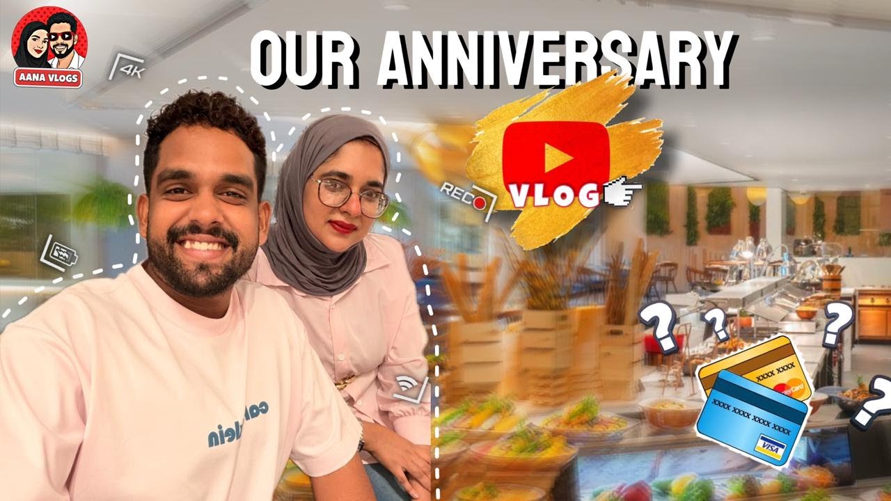 Our first anniversary with baby Ayzel ❤️ 👶 - Aadil Osman || AANA Vlogs