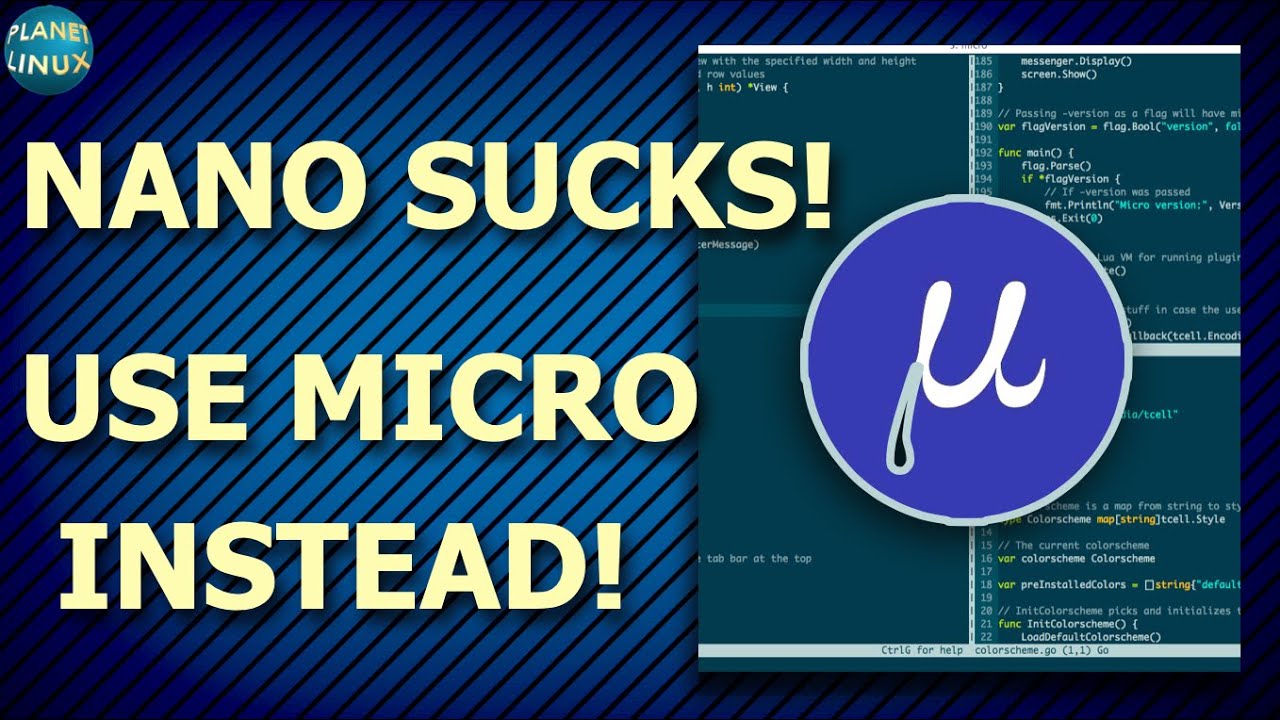 ЛУЧШИЙ текстовый редактор для Linux? - Micro Text Editor