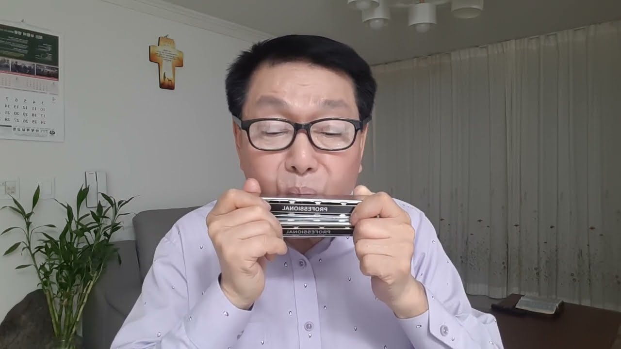 이별의 부산 정거장(남인수) 하모니카C .Am연주(옹달샘 하재웅)205번째
