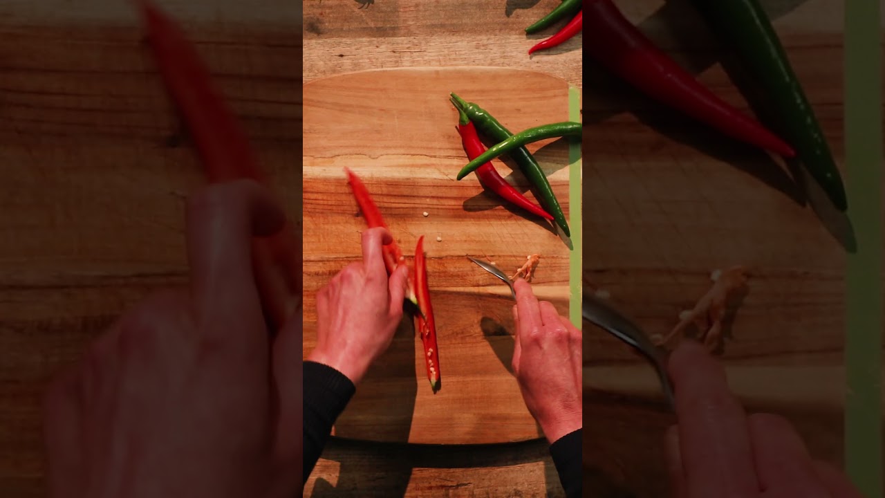 How to Deseed and Finely Chop a Chilli | Cooking Buddies #shorts