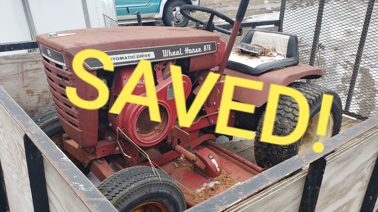 Wheel Horse Tractor SAVED From The Junk Pile!