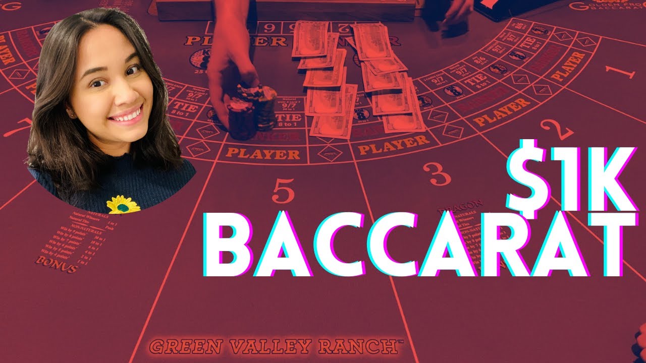 ❤️ $1K NO COMMISSION BACCARAT WITH LOTS OF SIDE BETS AT GREEN VALLEY RANCH CASINO!