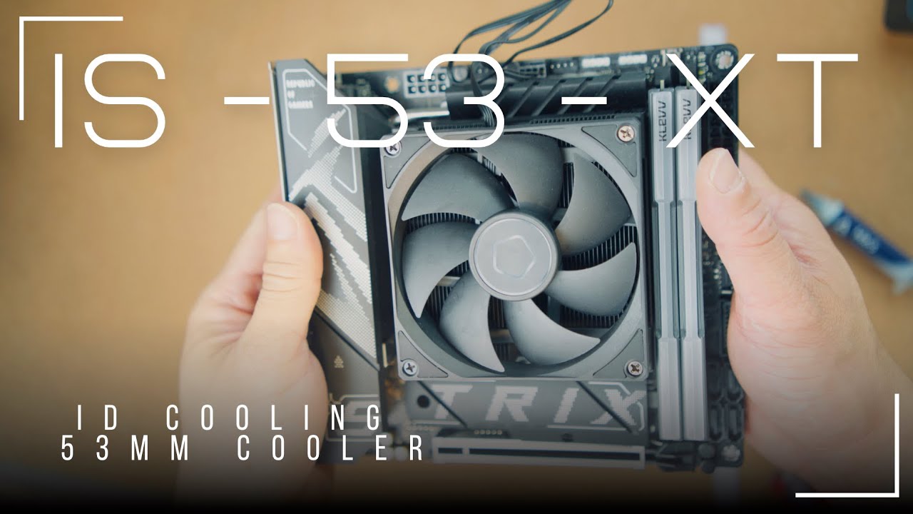ID Cooling's IS-53-XT - easy peasy 53mm cooler!