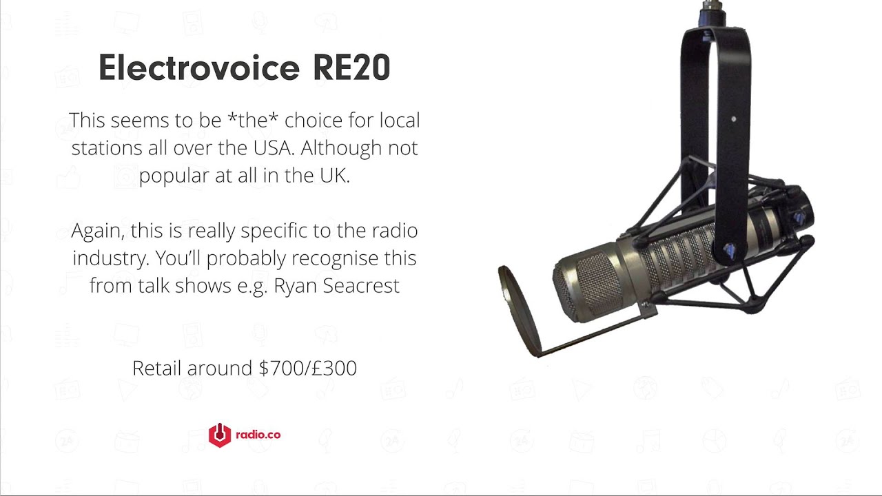 Most Popular Microphones for Radio Broadcasting?