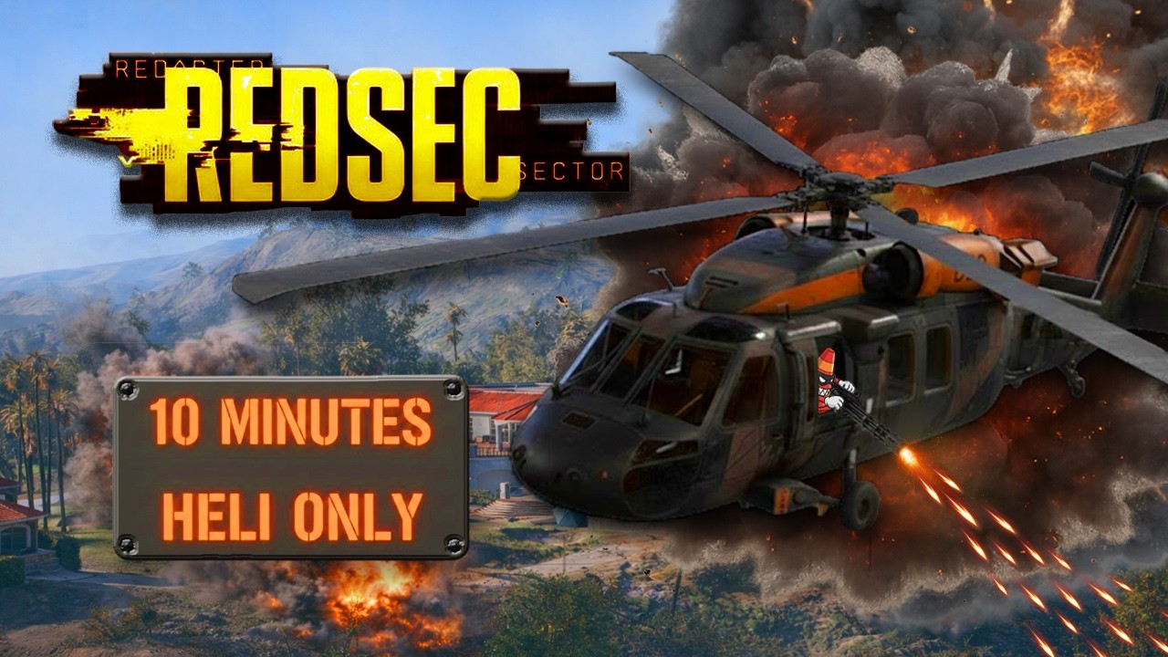 10 Minutes of Sweaty REDSEC Heli Only Gameplay | Battlefield 6