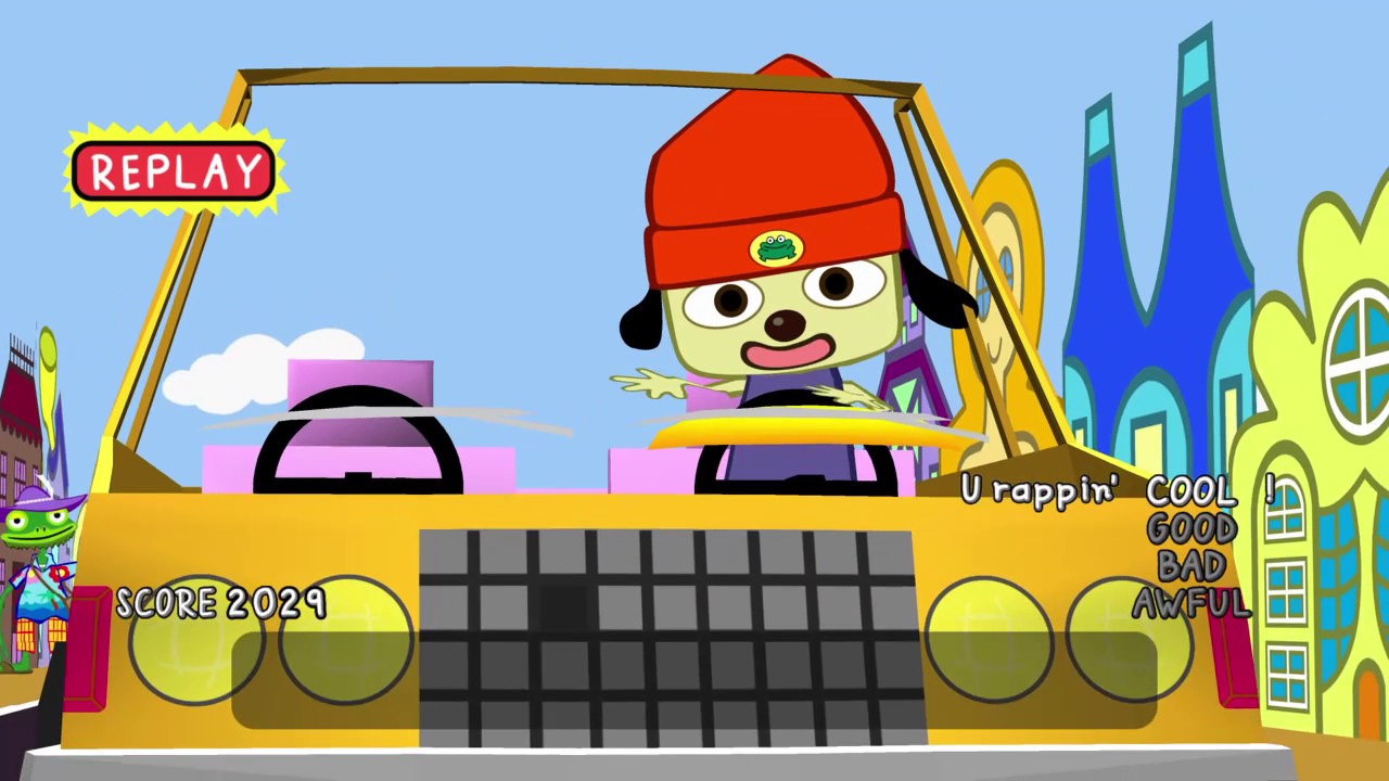 PaRappa The Rapper&trade; Remastered Instructor Mooselini's Car Rap COOL