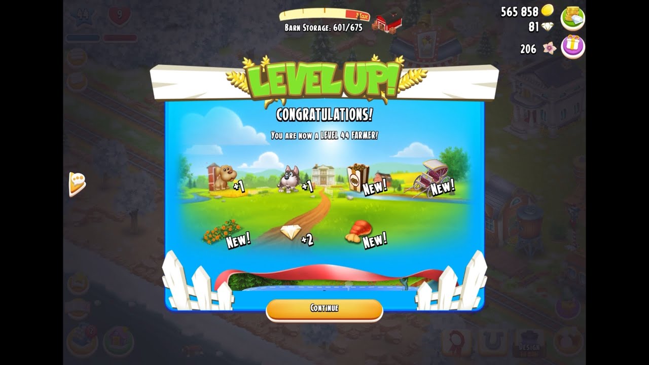 Level Up to 44 ✨ | Hay Day Progress | Butterfly Farm 🦋