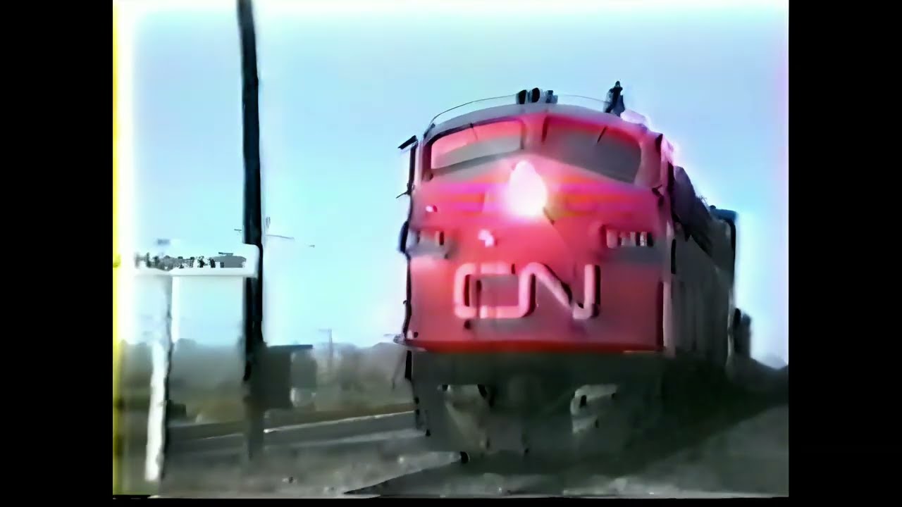 CN F Units Hagersville Ontario 1987