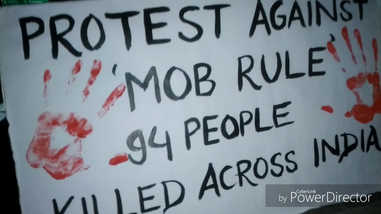 Protest Against Mob Lyinching In Haldwani,