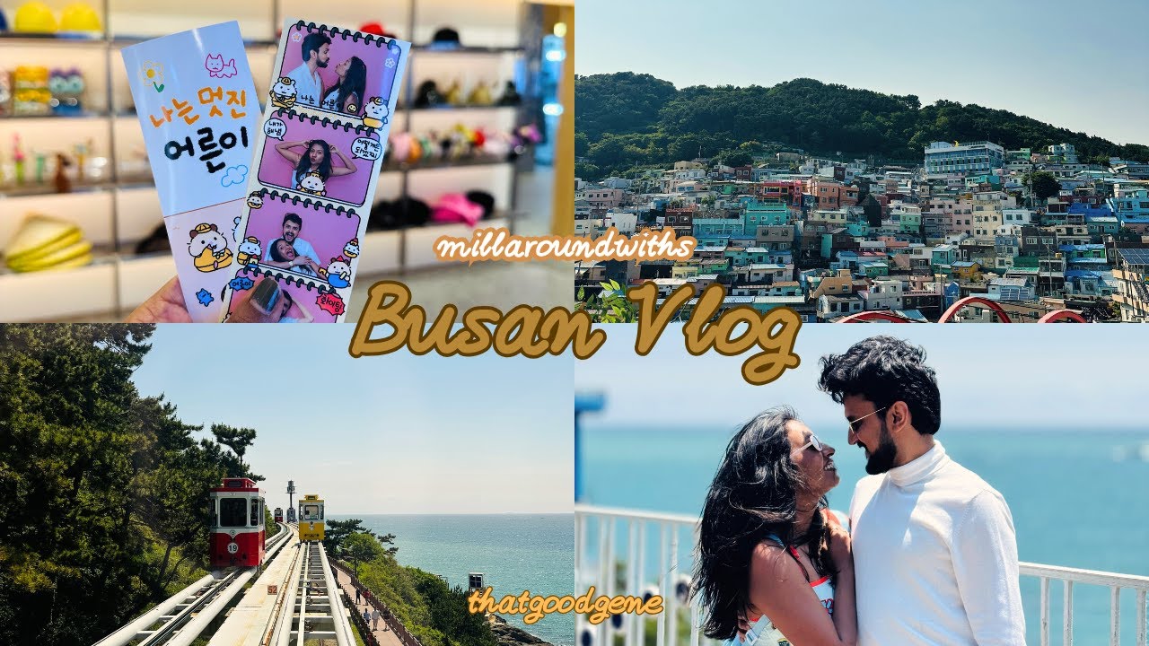 The best time spent in South Korea | Busan Vlog #millaroundwiths #southkorea #travelvlog