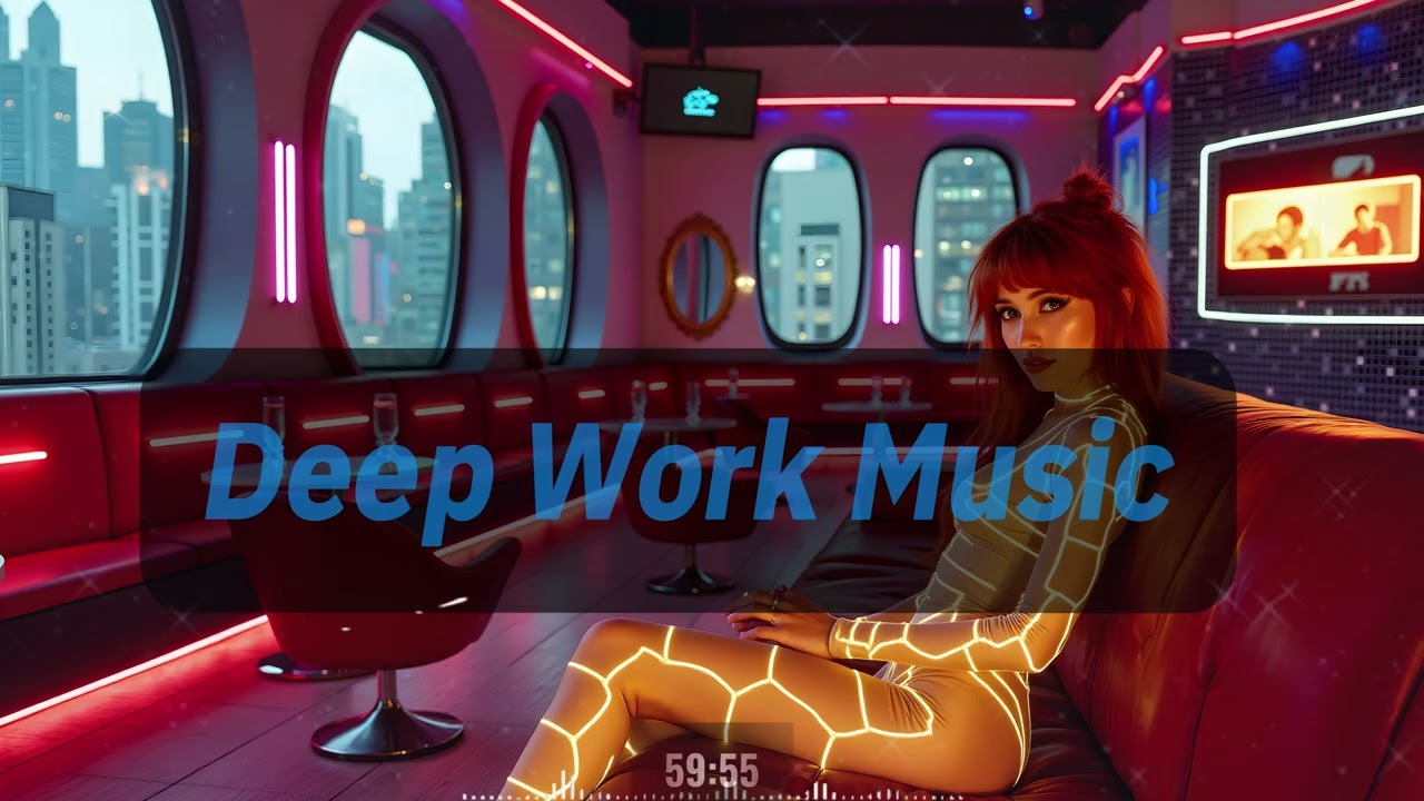 1 Hour ADHD Focus Music ⏳ Night Flow State | Beautiful Girl Aesthetic | Deep Work & Study Countdown