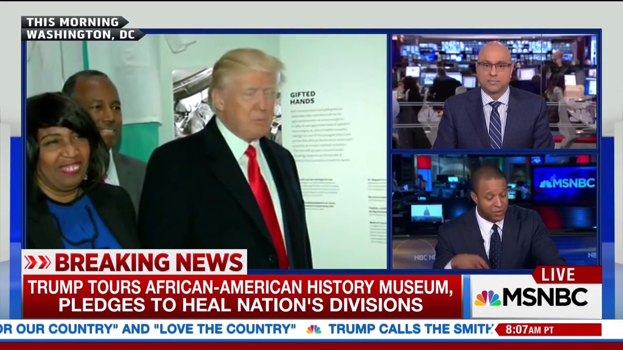 MSNBC's Craig Melvin: President Trump Has Spent A Fair Amount Of Time Talking About Race