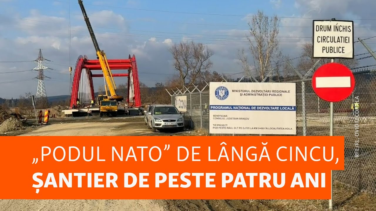 Puncte strategice în România. De ce „podul NATO” de lângă Cincu e în șantier de peste patru ani