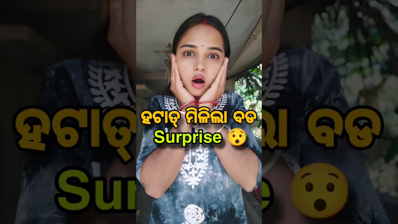 ଆମ ସମସ୍ତଙ୍କୁ ମିଳିଲା ବଡ surprise 😯 #minivlog #odiavlog #odiavlogchannel