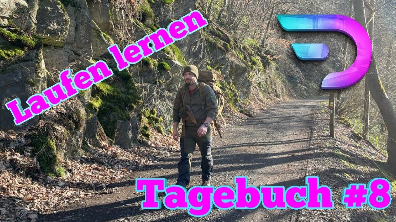 Laufen lernen Tagebuch #8 | #bushcrafting #nature #outdoor #anfänger