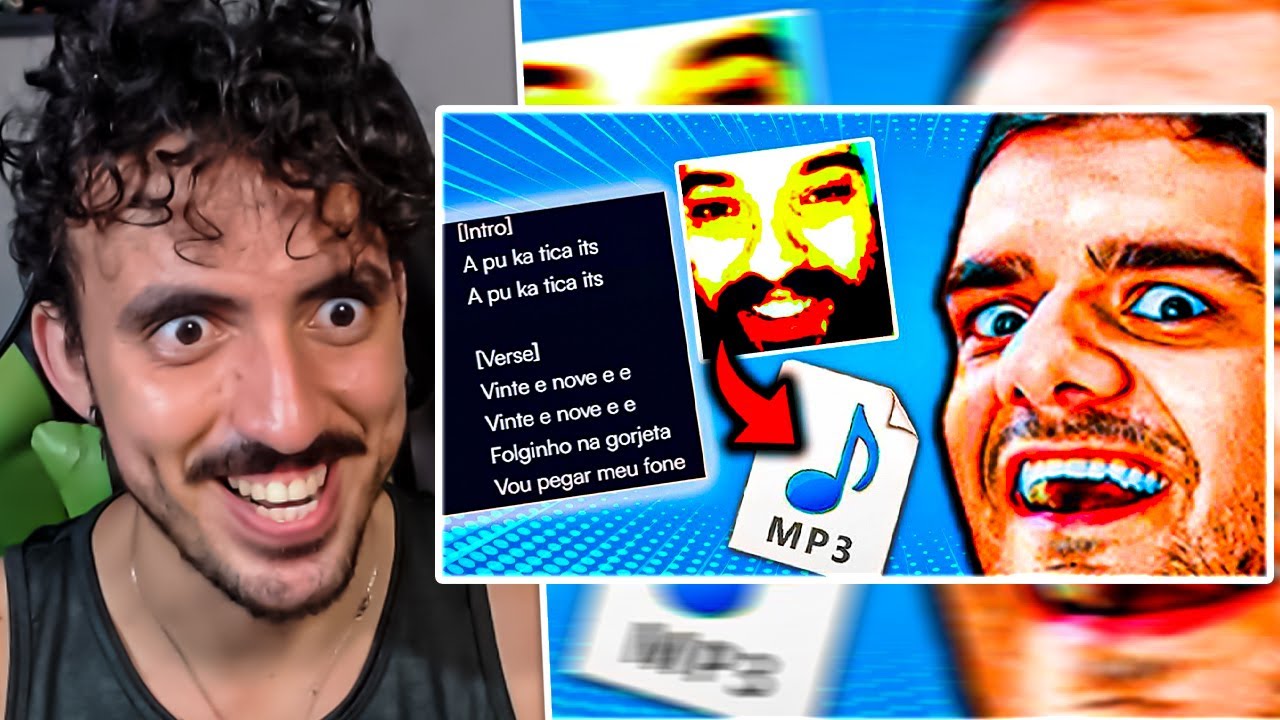 TRANSFORMAMOS O GABS EM UMA MÚSICA GERADA POR I.A. (e ficou MUITO boa) - Souzones | Leozin React