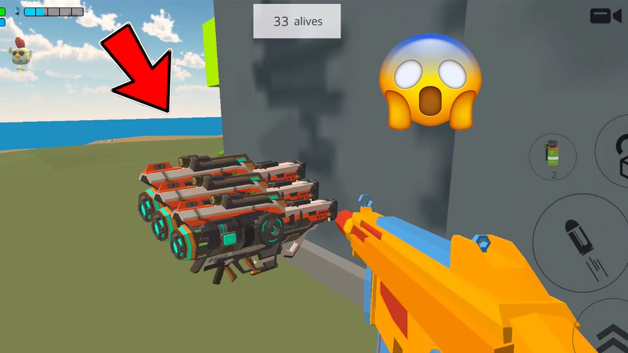 Nuclear Bazooka Chicken Gun - BattleRoyalePvP