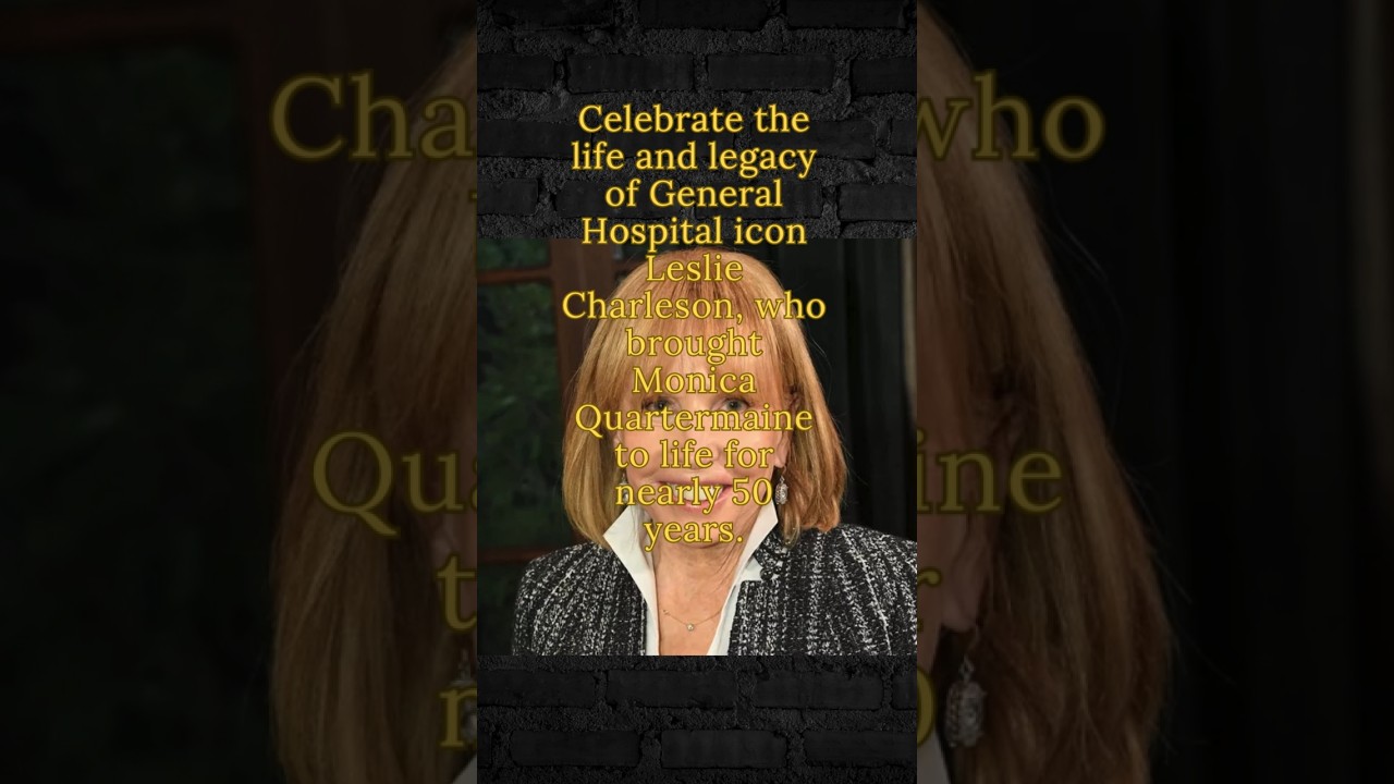 Leslie Charleson Dies: &lsquo;General Hospital&rsquo; Actress Was 79  #lesliecharlsen #shorts