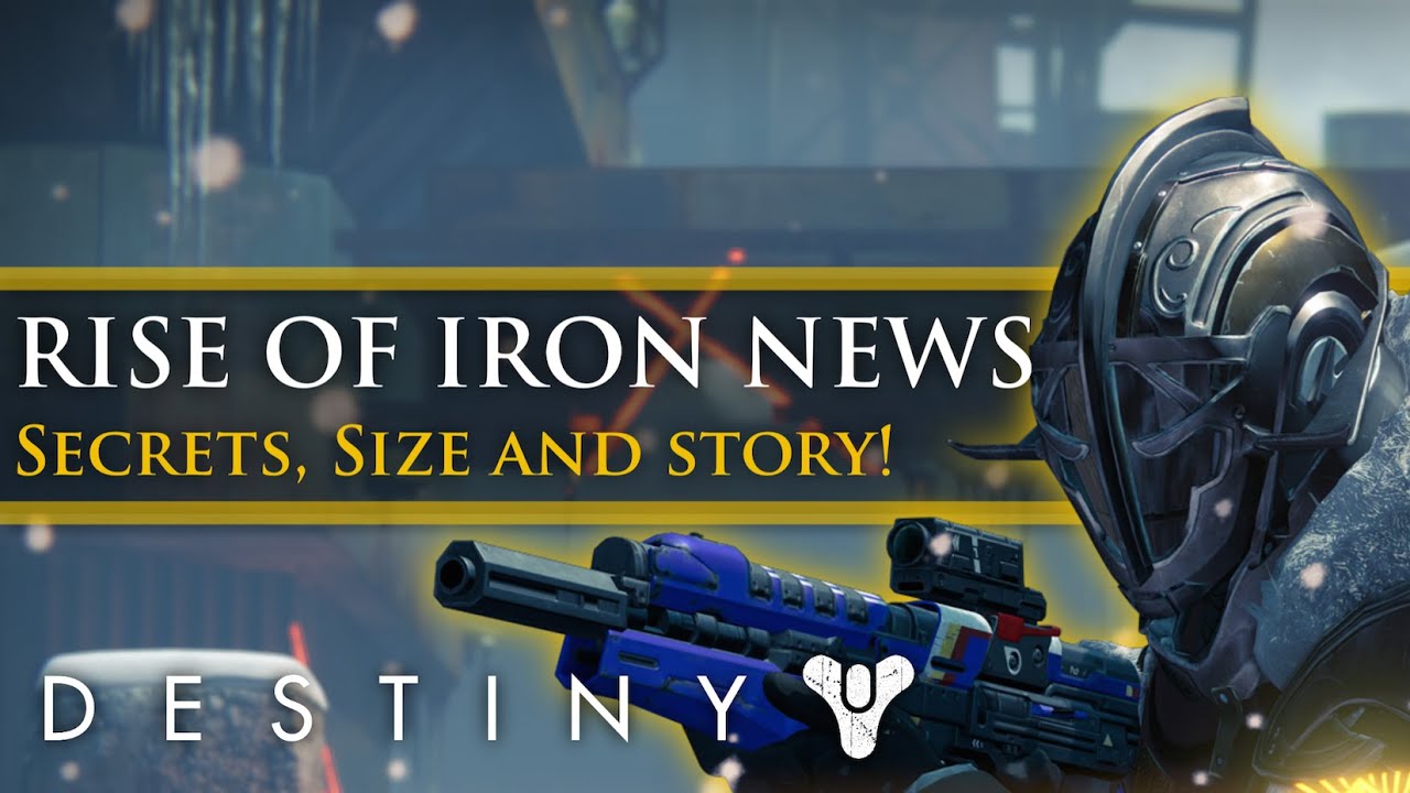 Destiny - Rise of Iron News! Story, Plaguelands Size and Secrets! No Year 3?