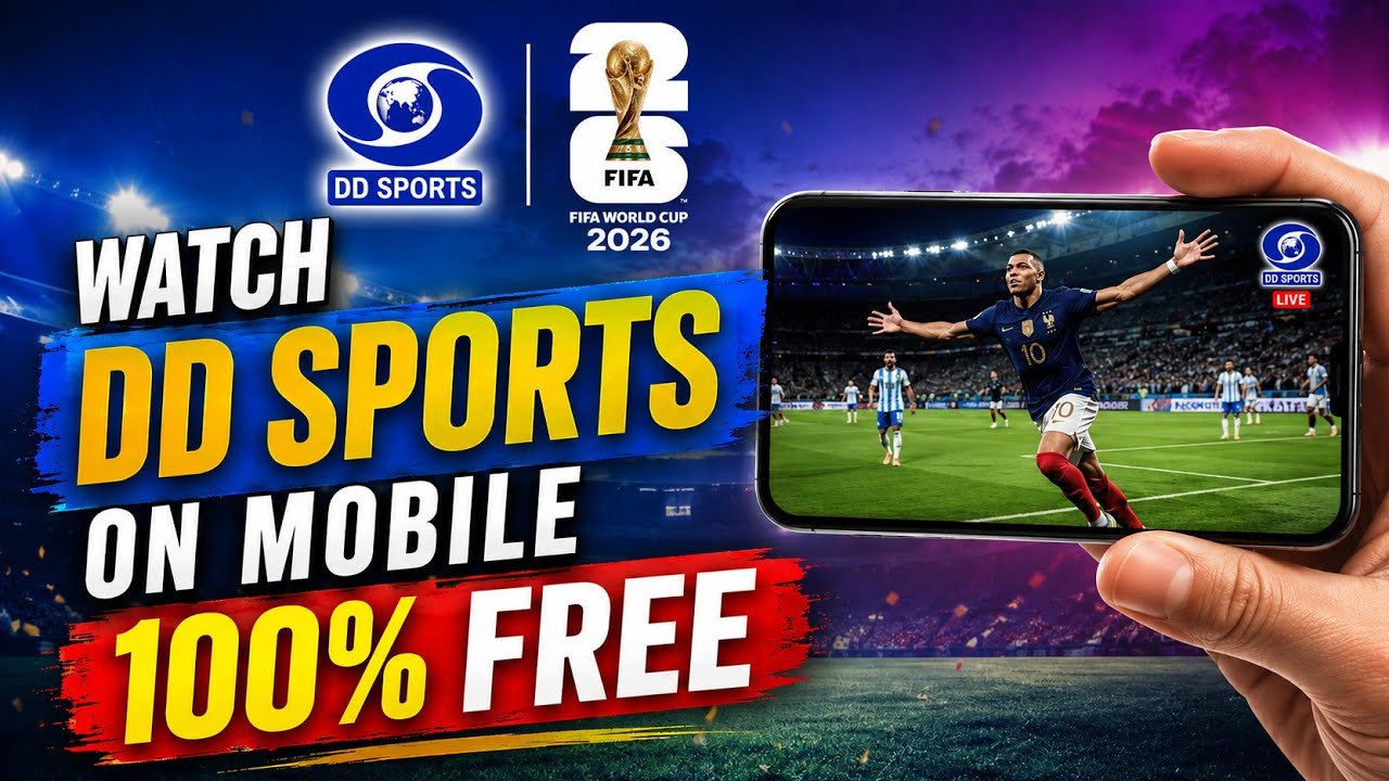 DD Sports Mobile mein kaise chalayen | DD Sports Mobile App | How to watch DD Sports live on mobile 