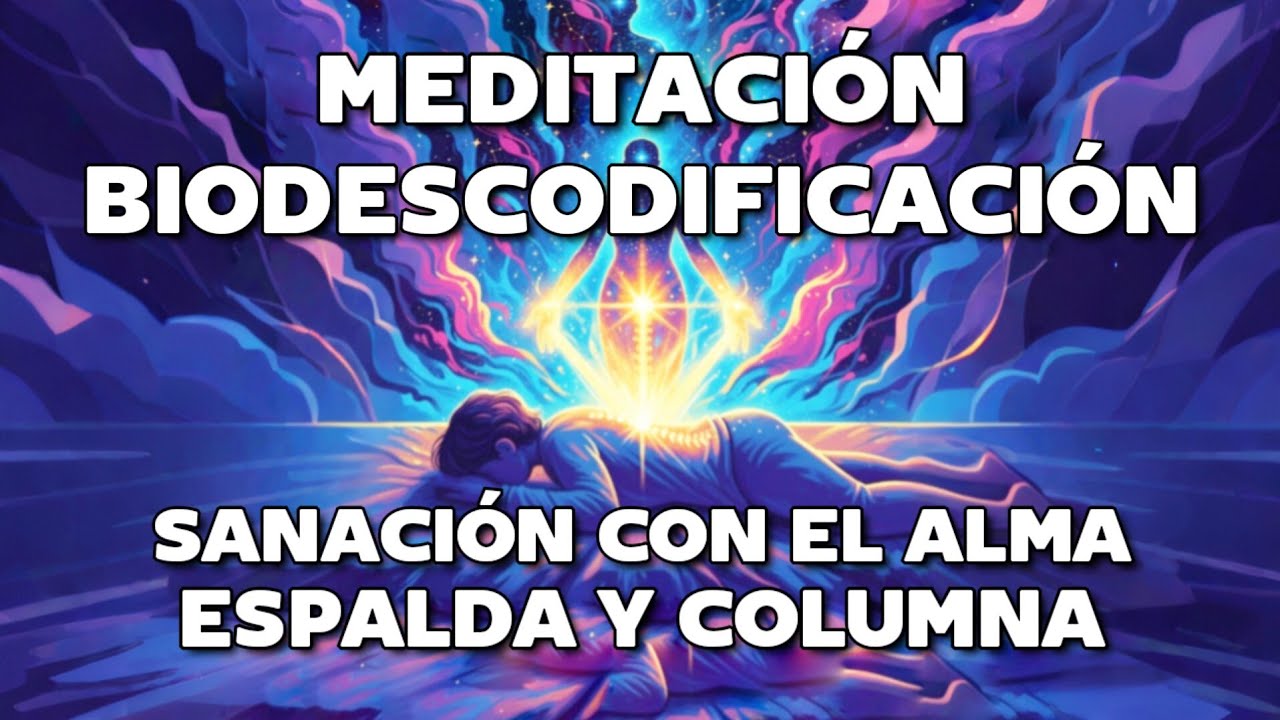 🧘🏼🩺MEDITACIÓN BIODESCODIFICACIÓN: SANACIÓN DE ESPALDA Y COLUMNA con las MANOS DE LUZ DEL ALMA ✨