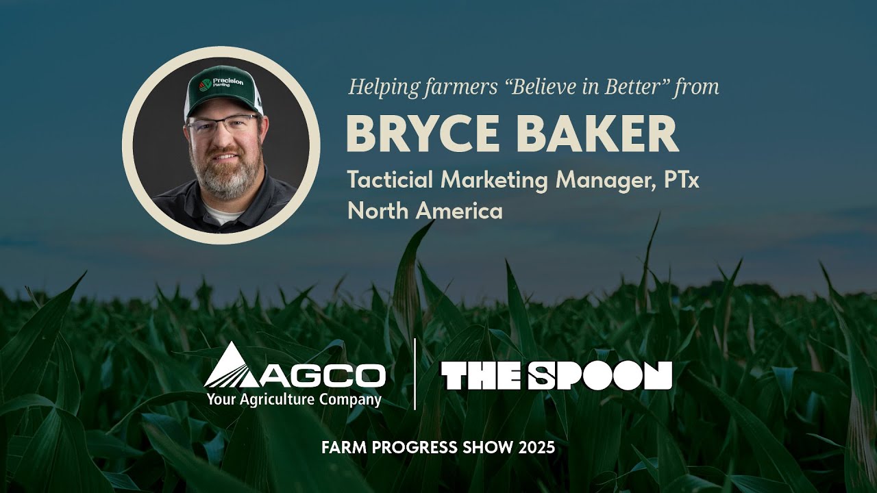 Bryce Baker on The Spoon at Farm Progress Show 2025