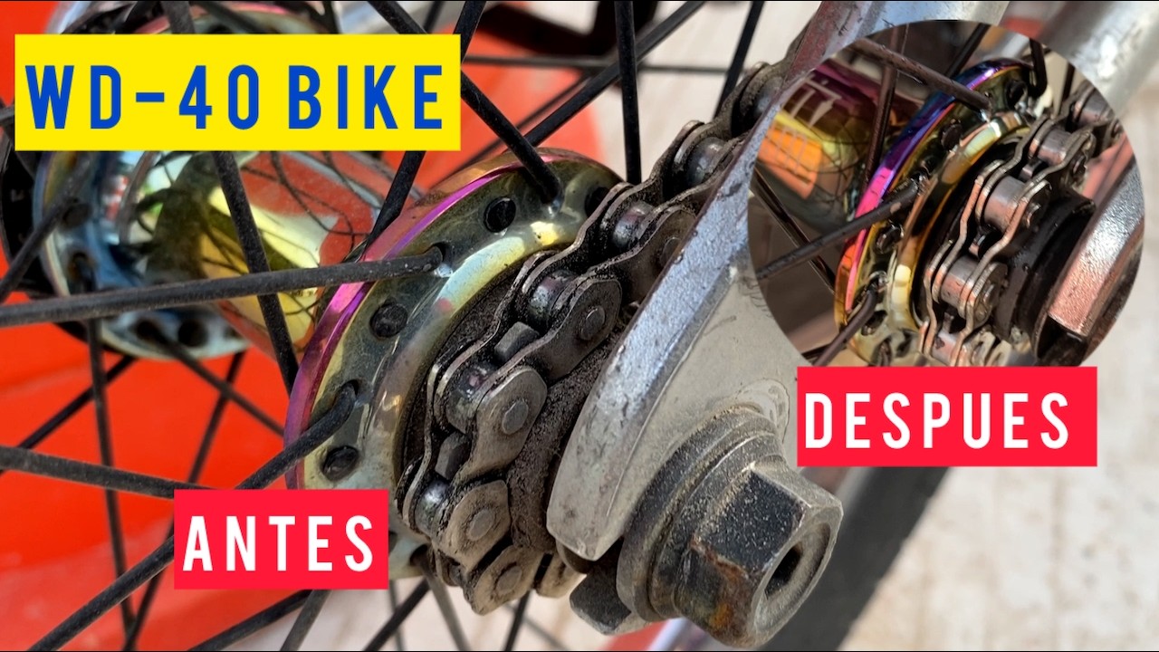 Deja tu BMX como Nueva con WD-40 Specialist !!  Adios Ruidos Molestos!! 🔇