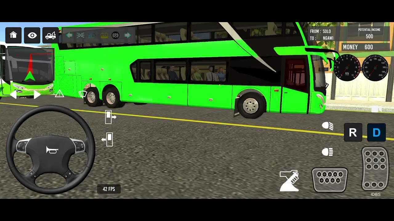 🤫BUS Simulator indonesia || new euro coach bus simulator indonesia || new euro trock bus #simulator 