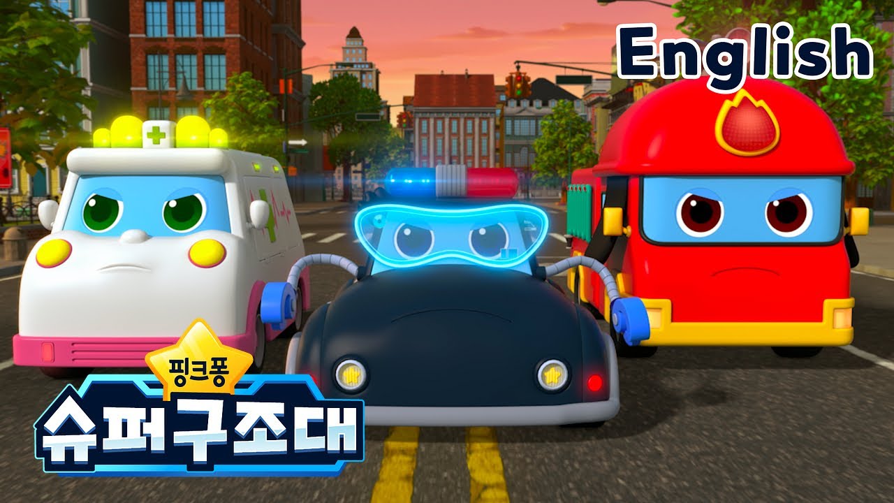핑크퐁 슈퍼구조대 영어 동요 모음 🚓 | +모음집 | 인기 에피소드 영어로 다시보기 | 영어흘려듣기 | Pinkfong Super Rescue Team | 핑크퐁 슈퍼구조대