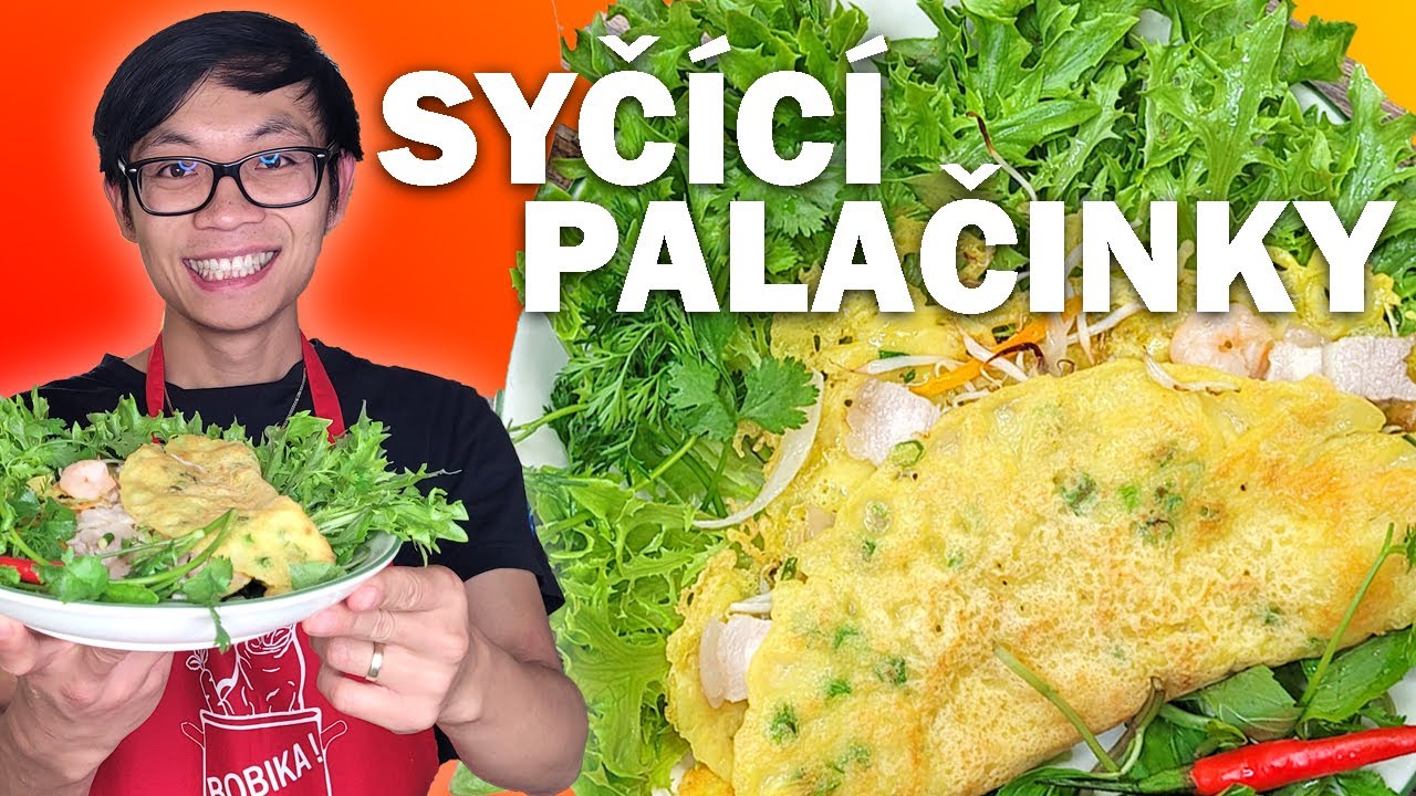 Syčící palačinky - Bánh Xèo: Vietnamská Delikatesa #BánhXèo #Vietnam #StreetFood #Foodie #Recepty