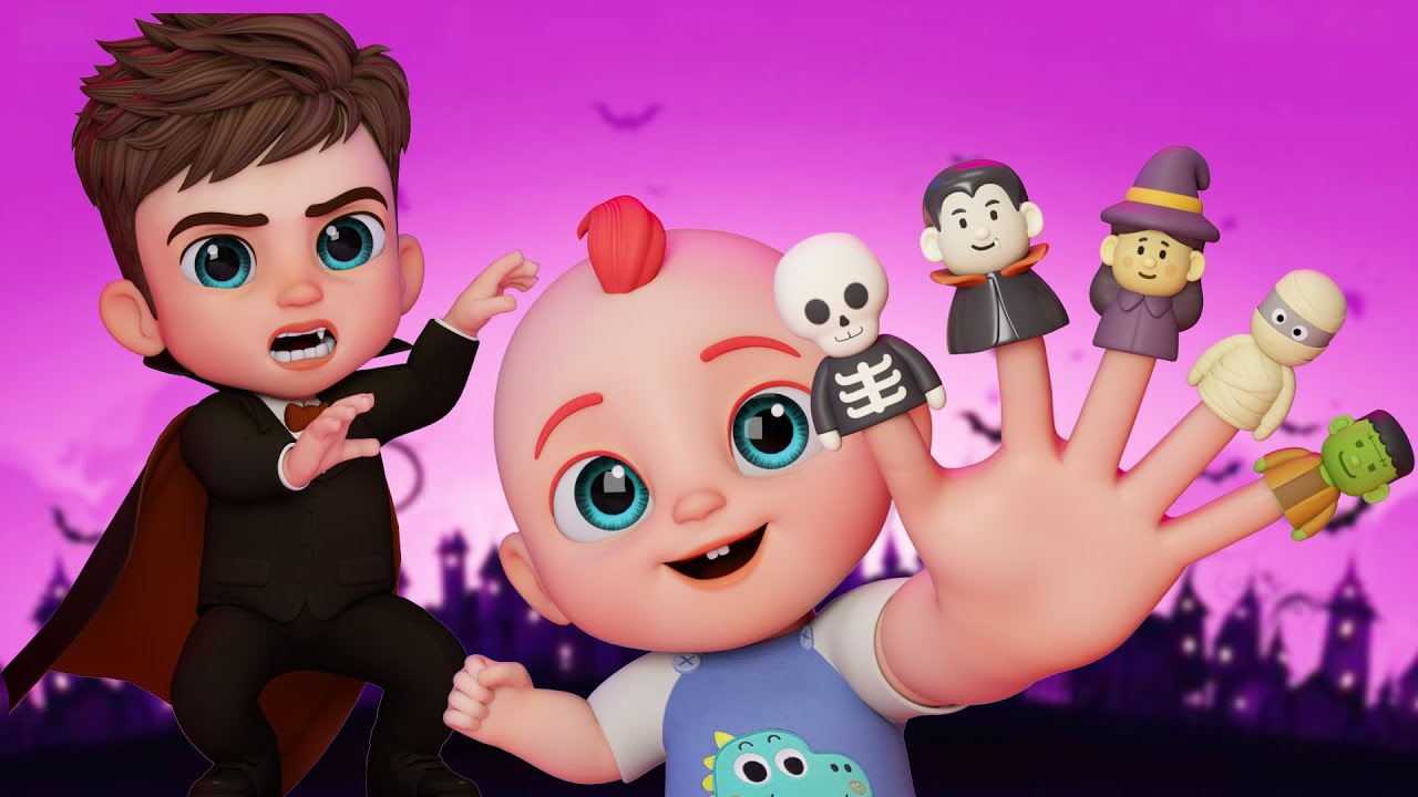 Finger Family - Familia de dedos de Halloween | Canciones Infantiles | Beb&eacute; JoJo en Espa&ntilde;ol