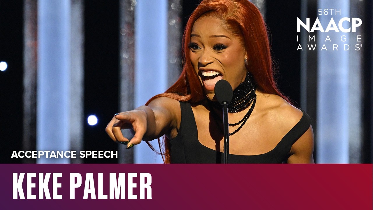 Keke Palmer Wins Entertainer of the Year & Rocks the Stage with High-Energy Acceptance Speech