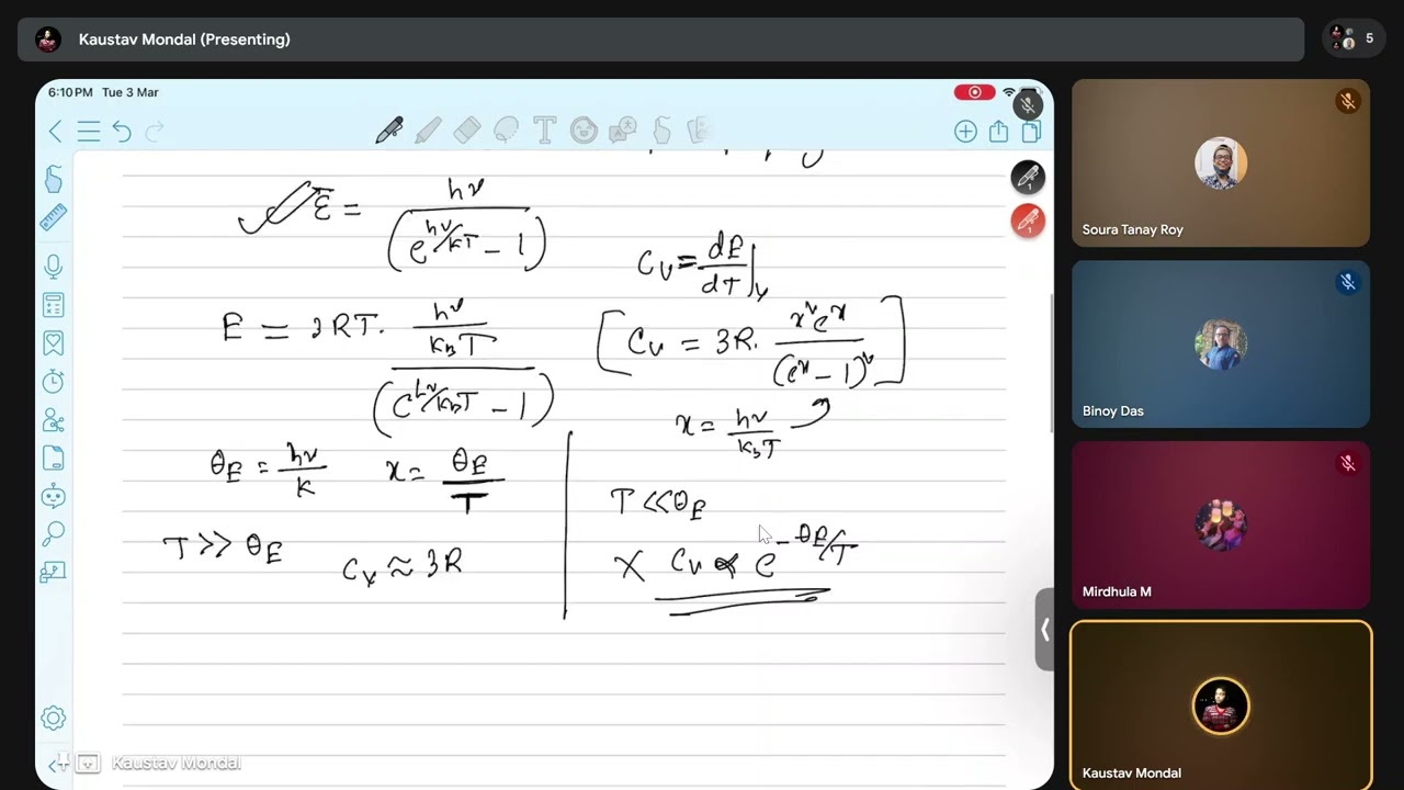 NPTEL Thermal Physics || Tutorial-6 NOC26-PH20