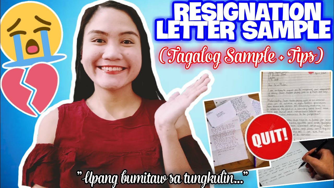 RESIGNATION LETTER TAGALOG SAMPLE 2026 | PAANO GUMAWA NG RESIGNATION LETTER NA TAGALOG 2026?