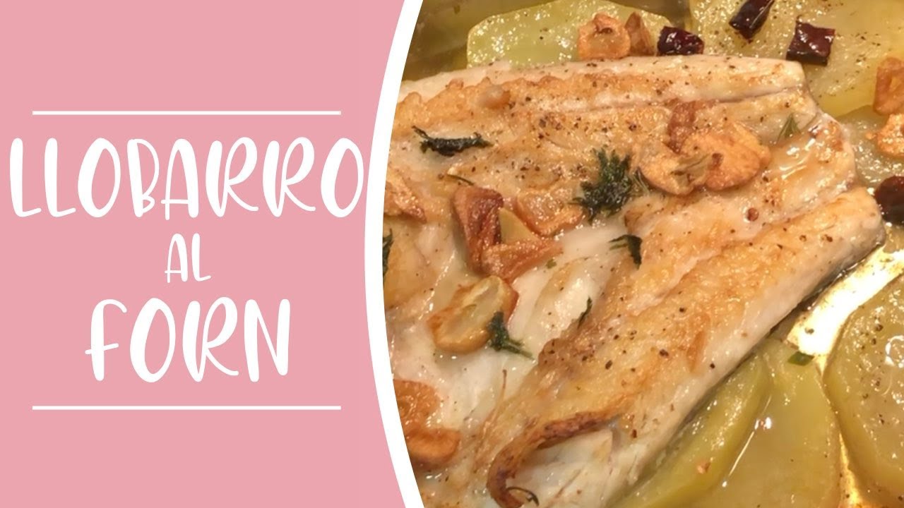 Llobarro al forn - RECEPTA
