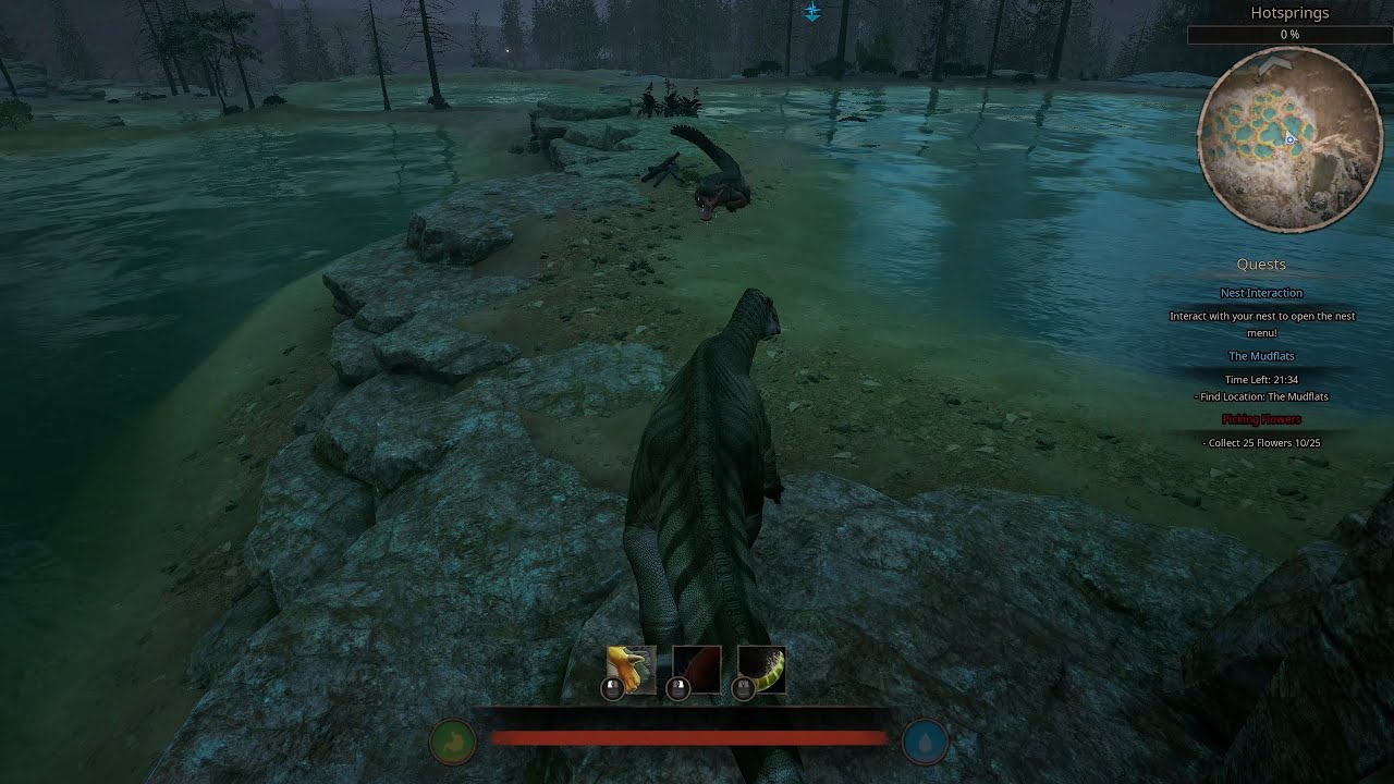 Path of Titans | Iguanodon Gameplay | 2 Sarcos Slain